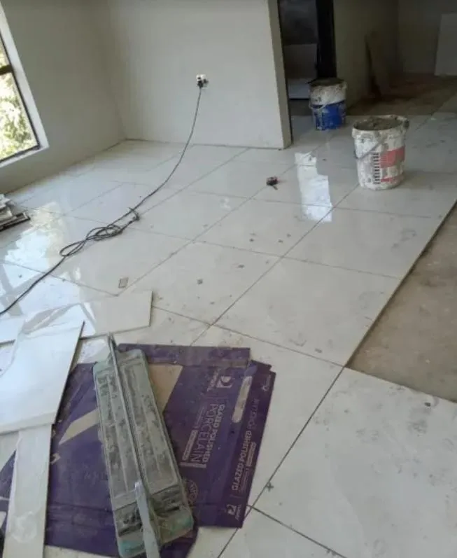 Floor tiling